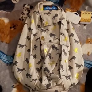 Kavu mini rope bag horse print